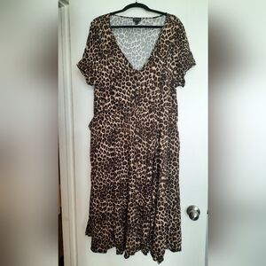 Torrid 2x Leopard maxi